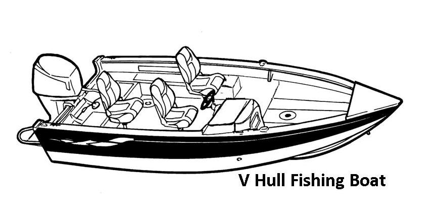 V-Hull Fishing Boat
